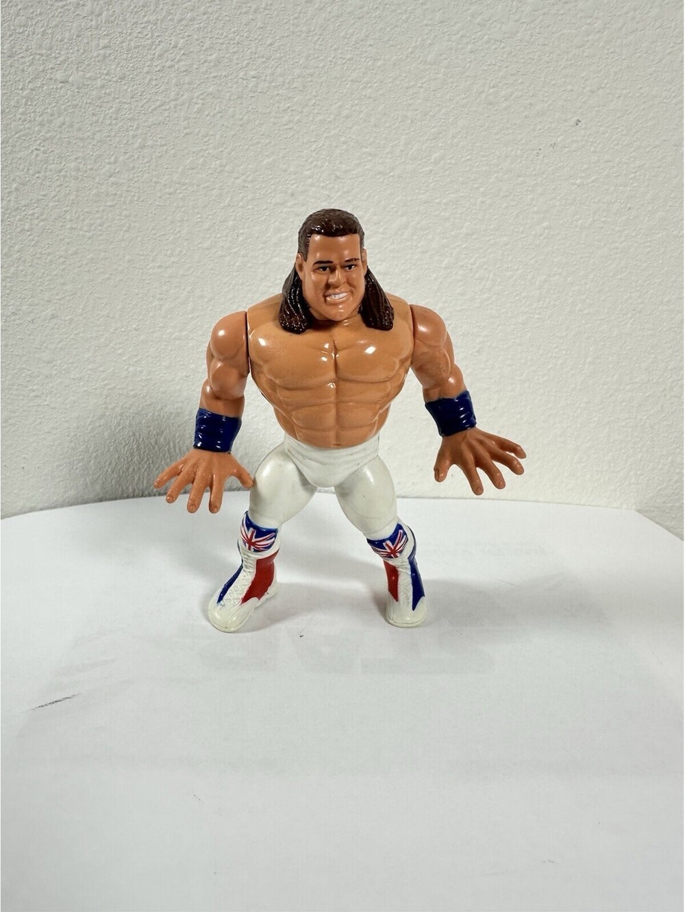 WWF WWE British Bulldog Hasbro Vintage 1991 Titan Sports Action Figure